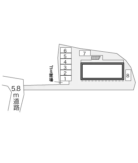 ★手数料０円★東広島市西条町寺家　月極駐車場（LP）